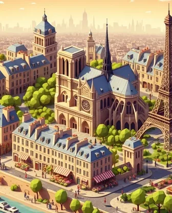 Illustration for 2 Days in Paris — Romance