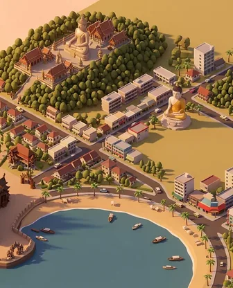 Illustration for 3 Days in Pattaya — Culture & History