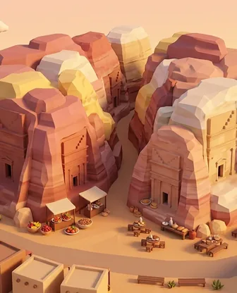 Illustration for 2 Days in Petra — Food & Wine