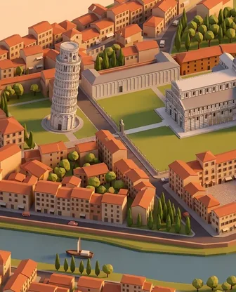 Illustration for 2 Days in Pisa — Romance