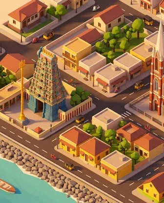 Illustration for 3 Days in Pondicherry — First-Timer Highlights