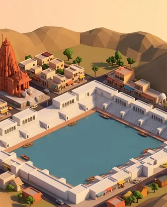 Illustration for 2 Days in Pushkar — Romance