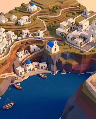 Illustration for 2 Days in Santorini — Food & Wine
