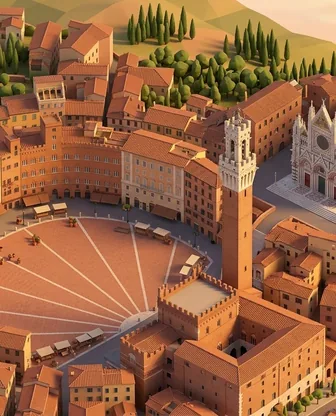 Illustration for 2 Days in Siena — Romance