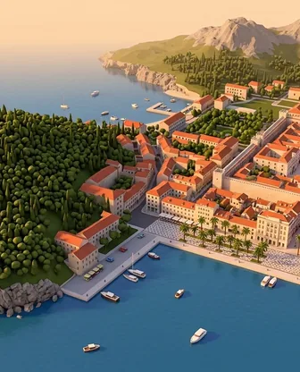 Illustration for 2 Days in Split — Romance