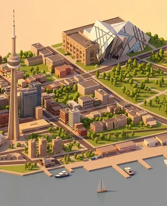 Illustration for 3 Days in Toronto — Family with Kids