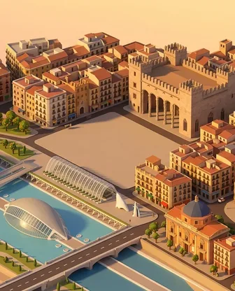 Illustration for 3 Days in Valencia — Culture & History