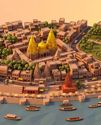 Illustration for 3 Days in Varanasi — Culture & History