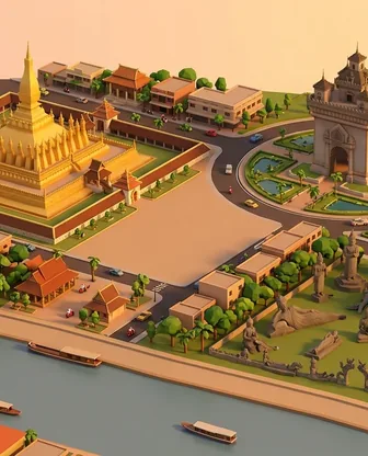 Illustration for 3 Days in Vientiane — First-Timer Highlights