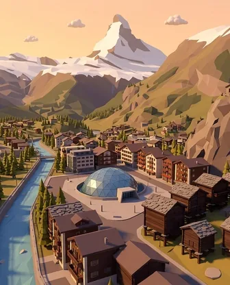 Illustration for 3 Days in Zermatt — Culture & History